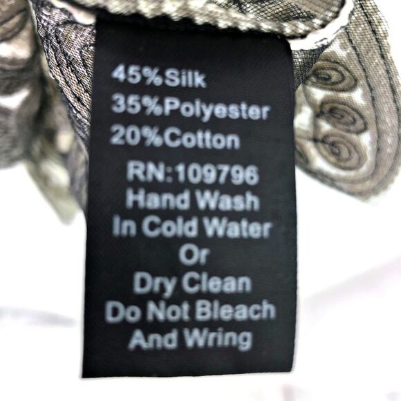 Pretty Angel Sleeveless Black Sheer Crochet Embroidery Summer Dress MED Coquette - Picture 7 of 8